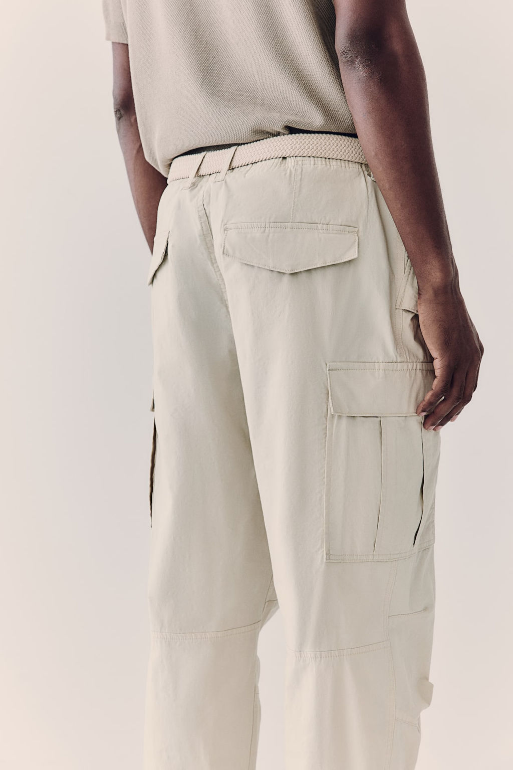 Pantalon cargo de ripstop Regular Fit - H&m фото 4
