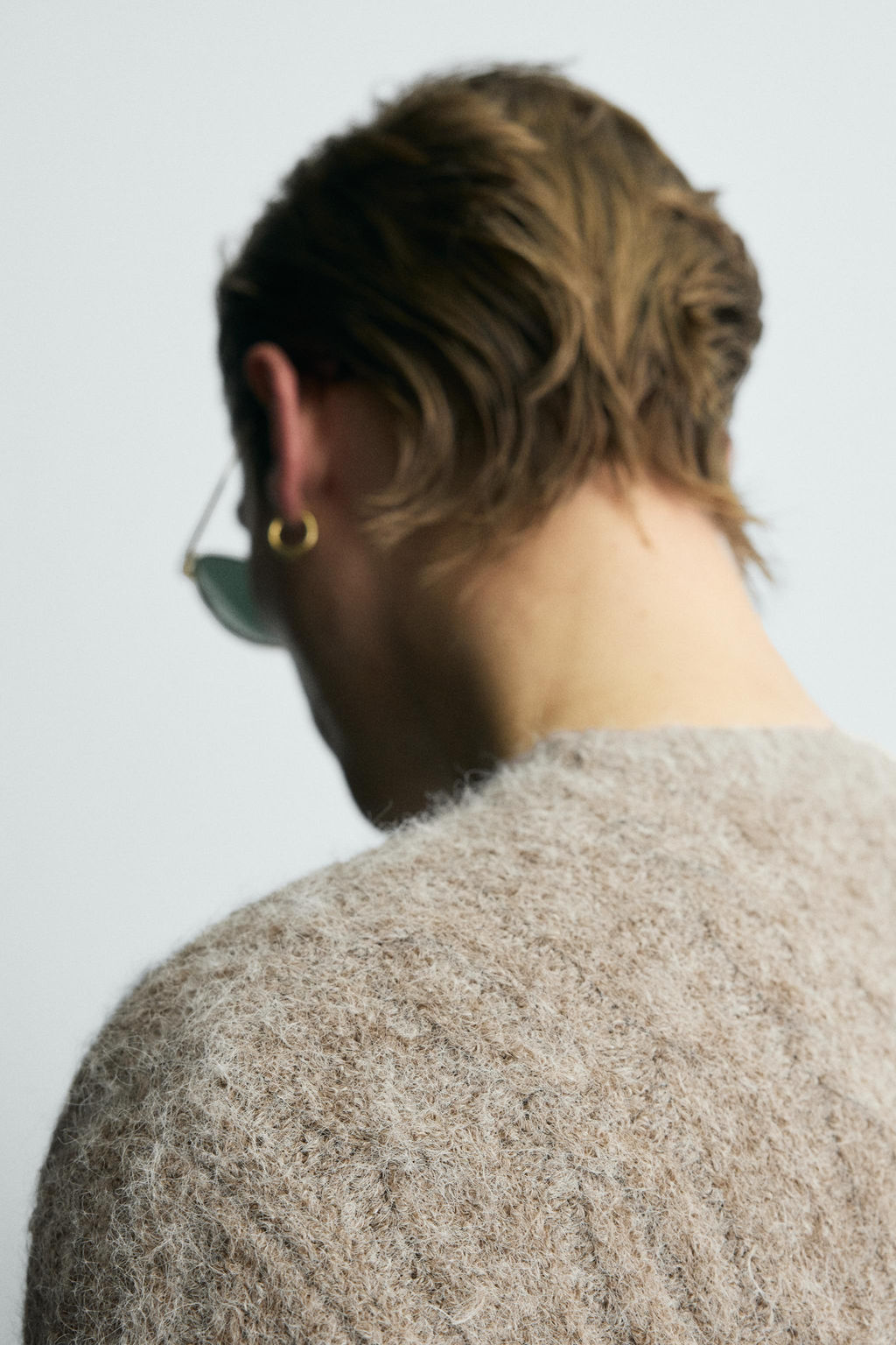 BRUSHED CABLE-KNIT JUMPER - Zara фото 7