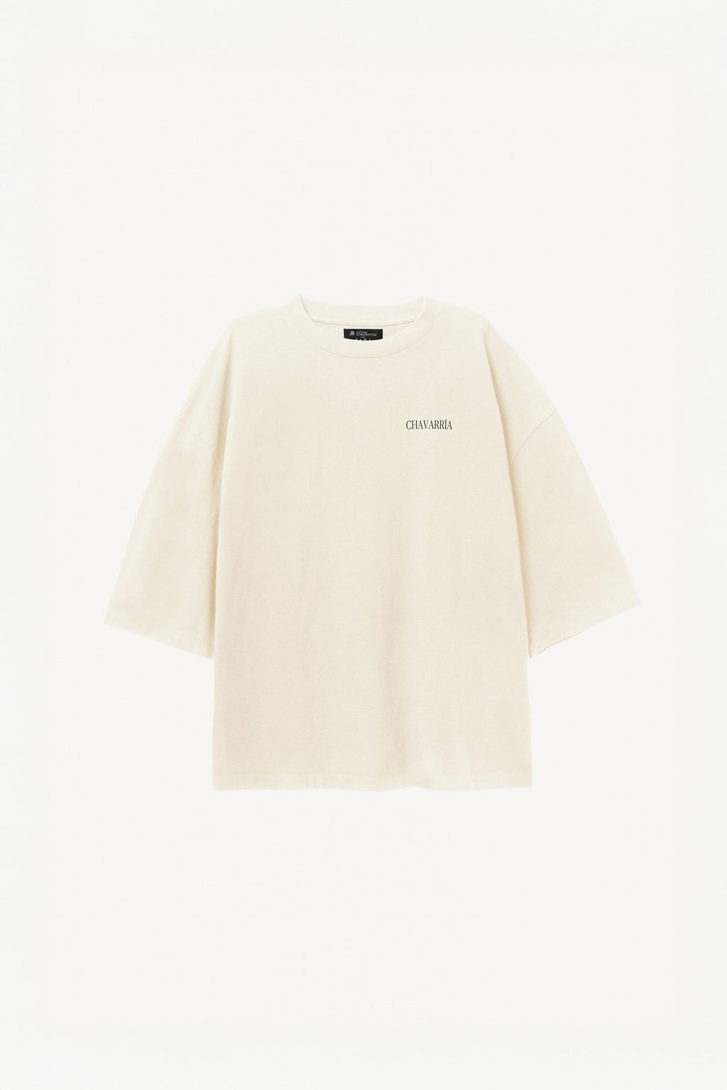 CAMISETA OVERSIZE FIT ESTAMPADO WILLY CHAVARRIA X ZARA / Blanco roto