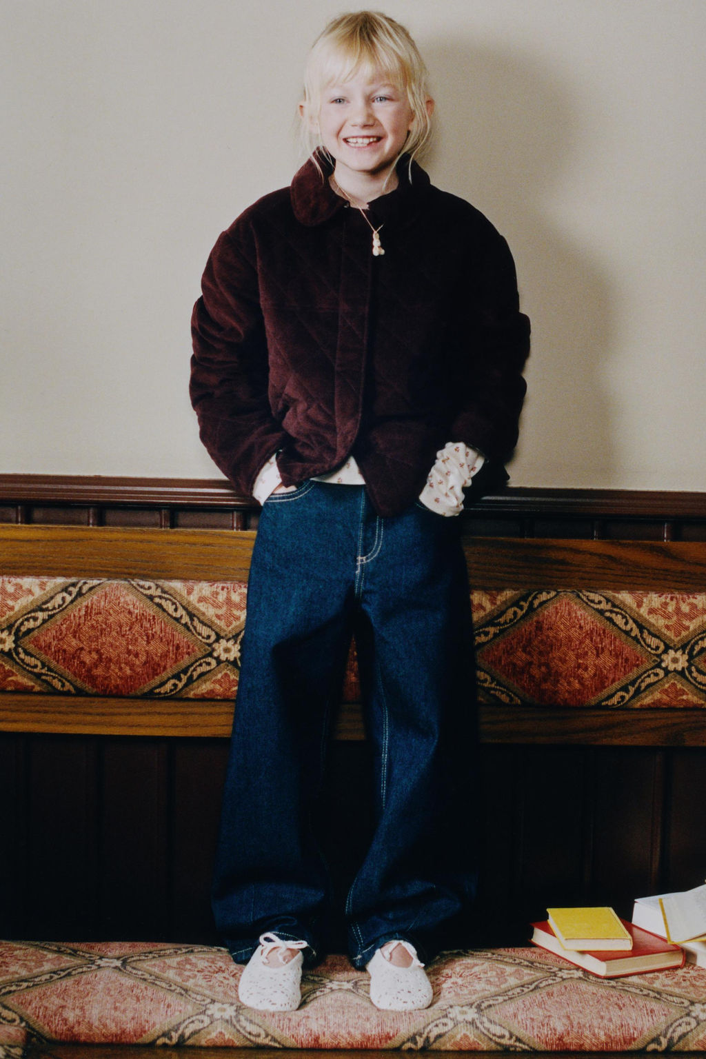 VELVET PETER PAN COLLAR JACKET - Zara фото 9