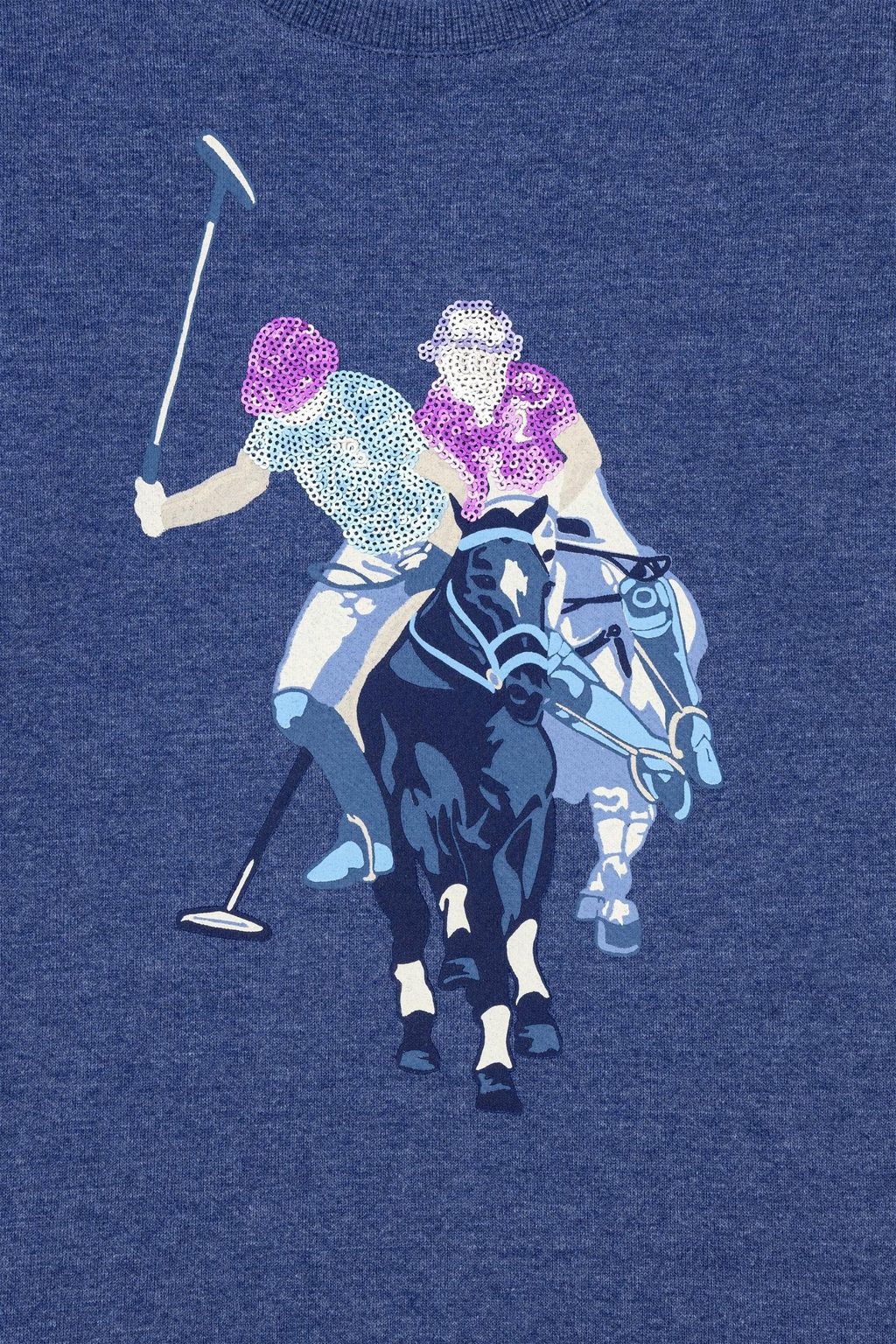 U. S. Polo Assn / Детский синий свитшот с круглым вырезом - U.s. polo assn фото 4