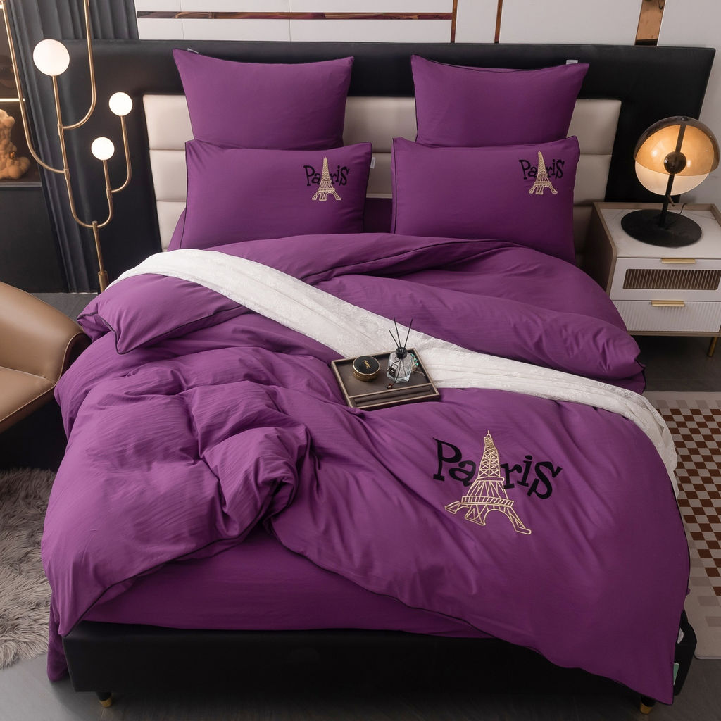 Комплект постельного белья Mood of Paris на резинке MPR017 Евро 4 Наволочки 160*200*35