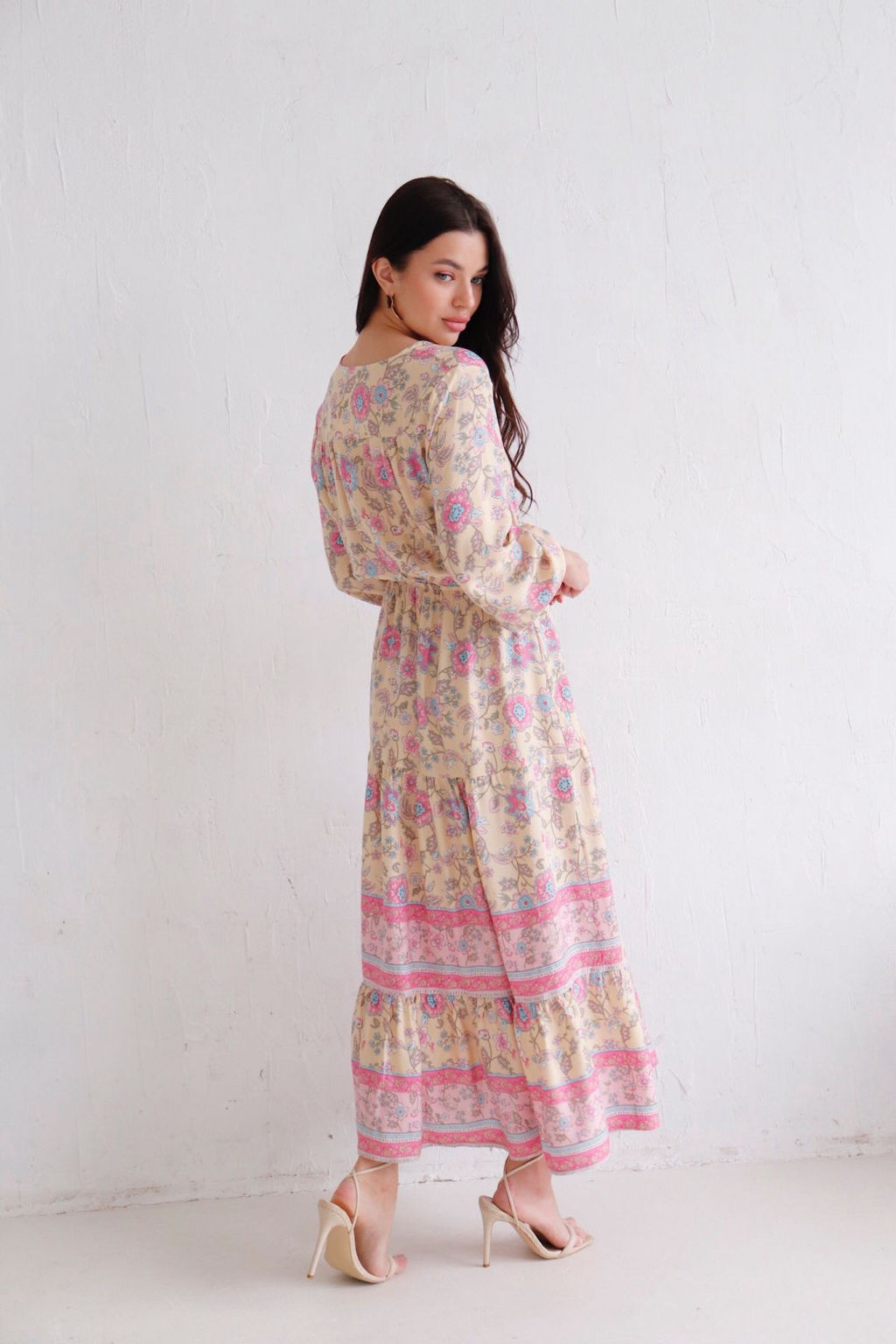 12129 Платье летнее с цветочным принтом - Martichelli фото 8