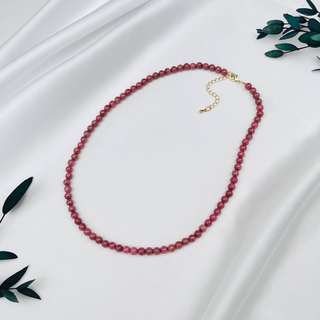 Бусы из Родонита 42 см +