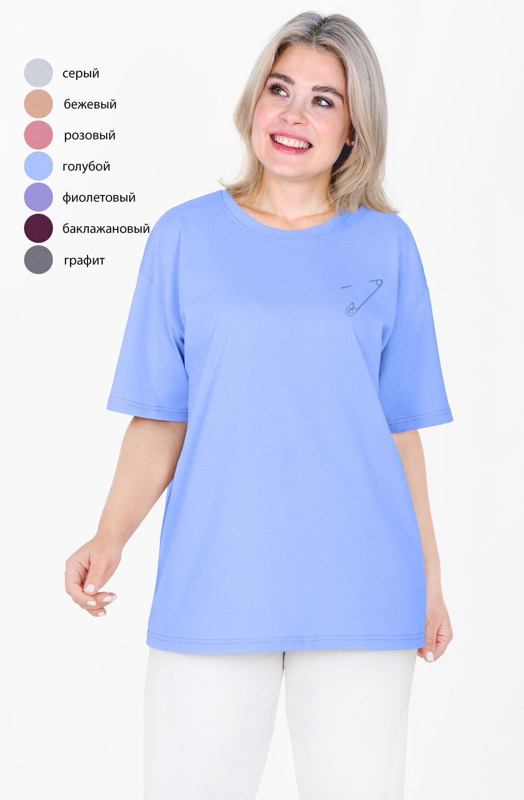 Футболка Эйла Ф-132Б (42-62) кулирка