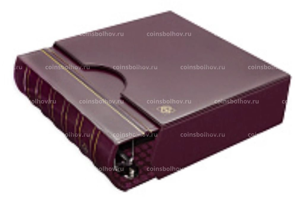 Альбом для монет без листов с защитным шубером формат Grande Gigant Красный классический дизайн LEUCHTTURM 318152