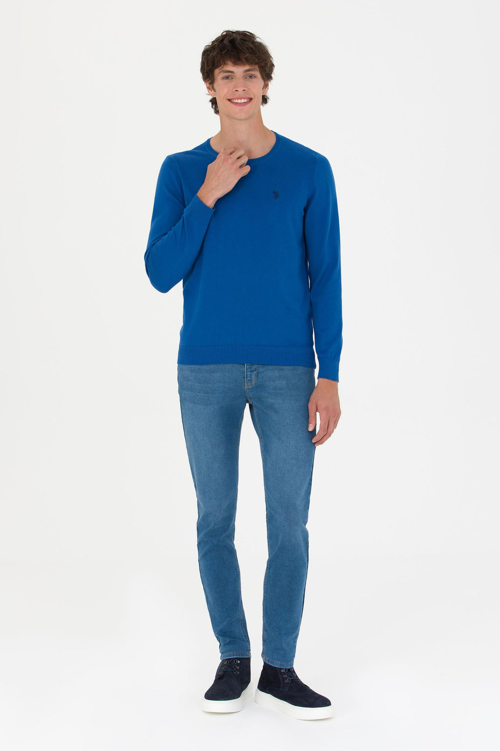 U. S. Polo Assn Мужской базовый свитер Saks - U.s. polo assn фото 18