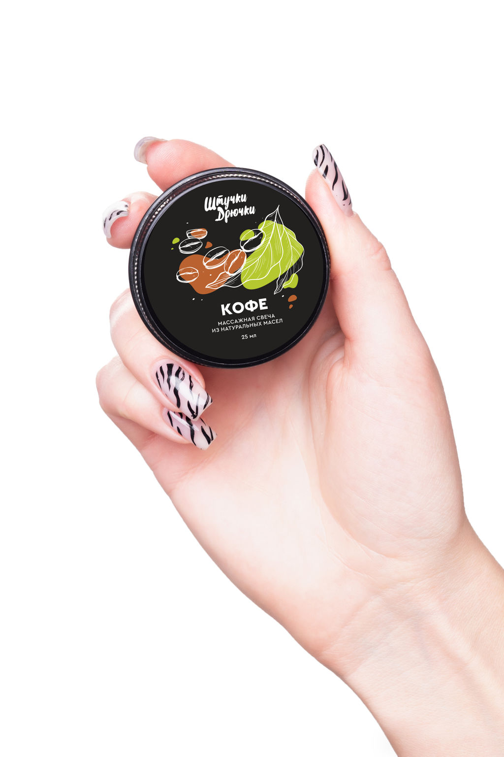 Массажная свеча Штучки-дрючки Кофе, 25 г  фото 5