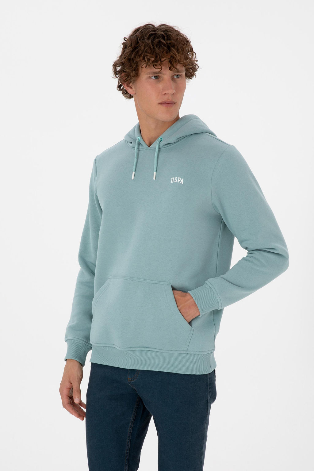 Erkek Mint Basic Sweatshirt Sepette S_rpriz _ndirim