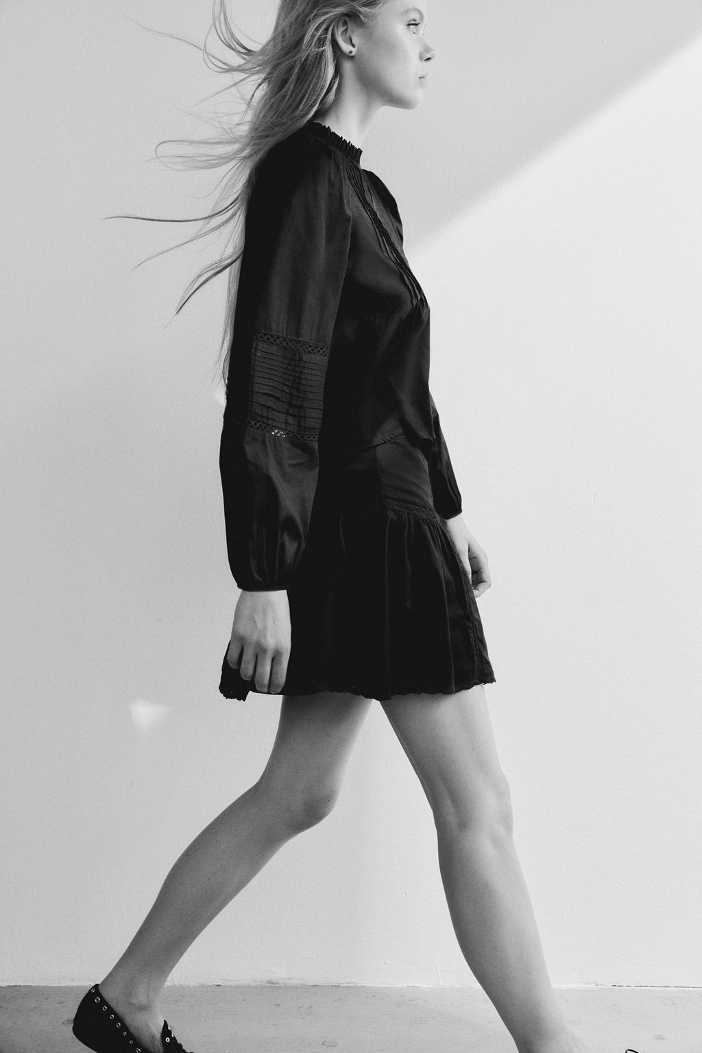 Blusa de algod?n con jaretas - H&m фото 6