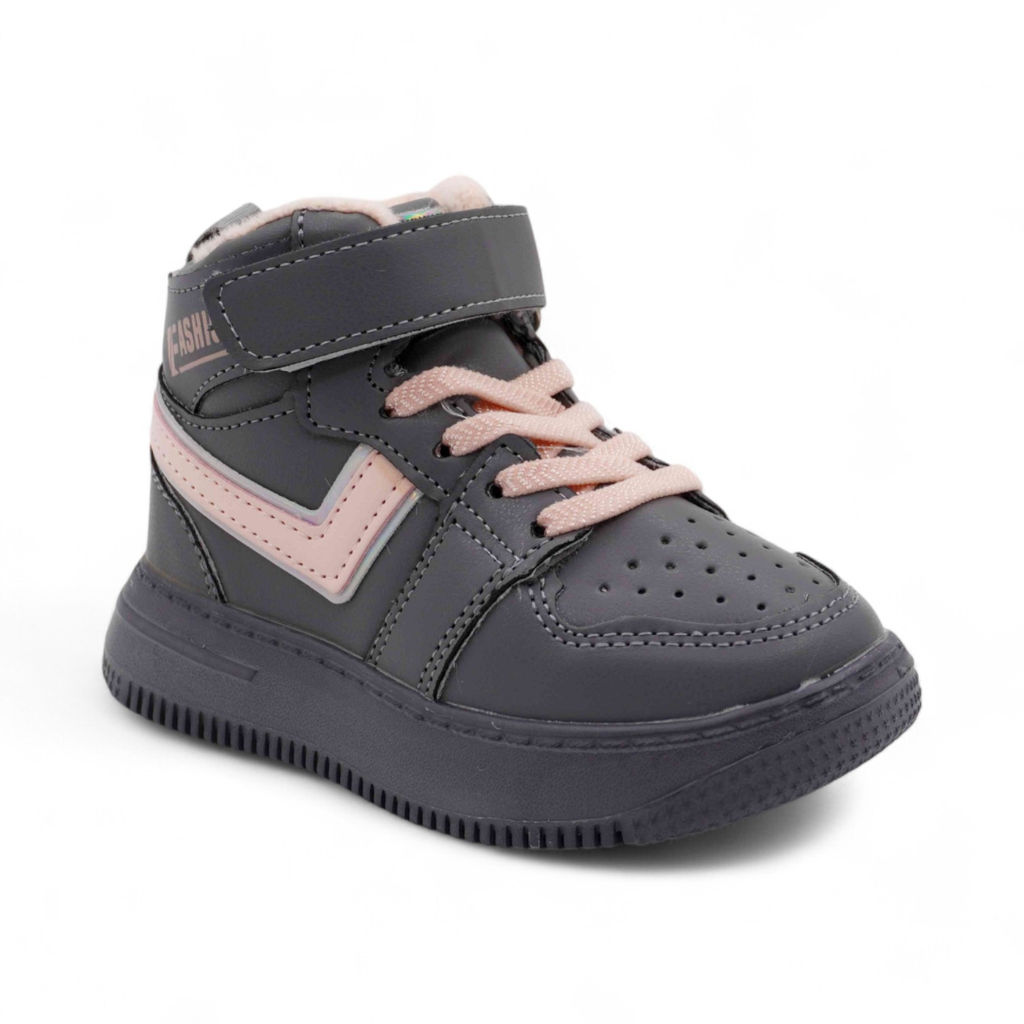 Кроссовки высокие демисезонные В8662-15 серые