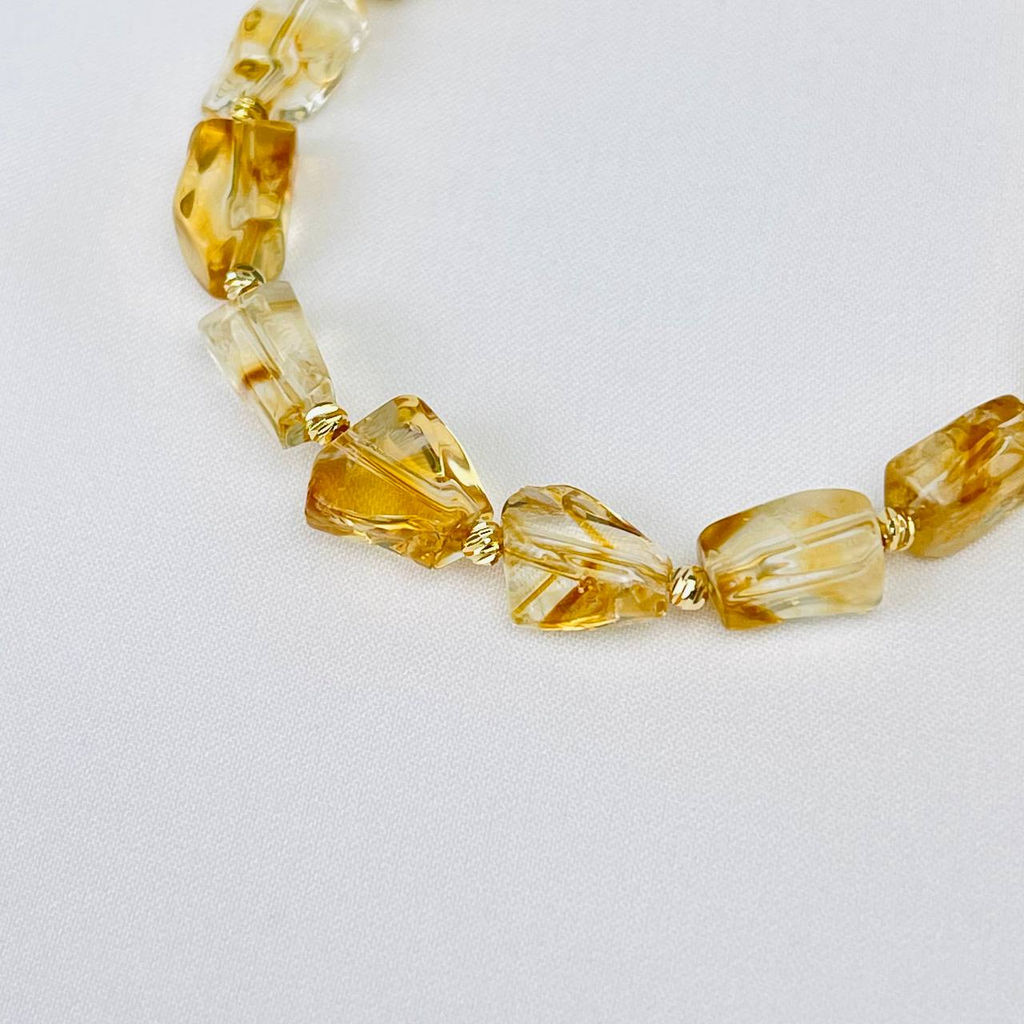 Браслет из Цитрина 16,5 см + - Радуга самоцветов фото 3