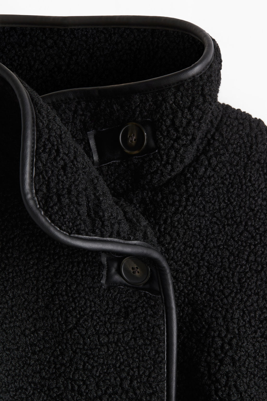Chaqueta de corte holgado en borreguito - H&m фото 8