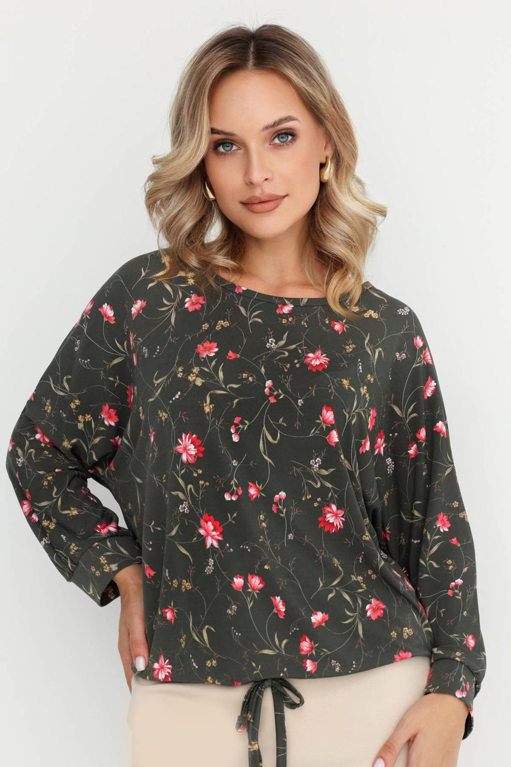 Блузка женская 7082/05/Хаки - Rise фото 3