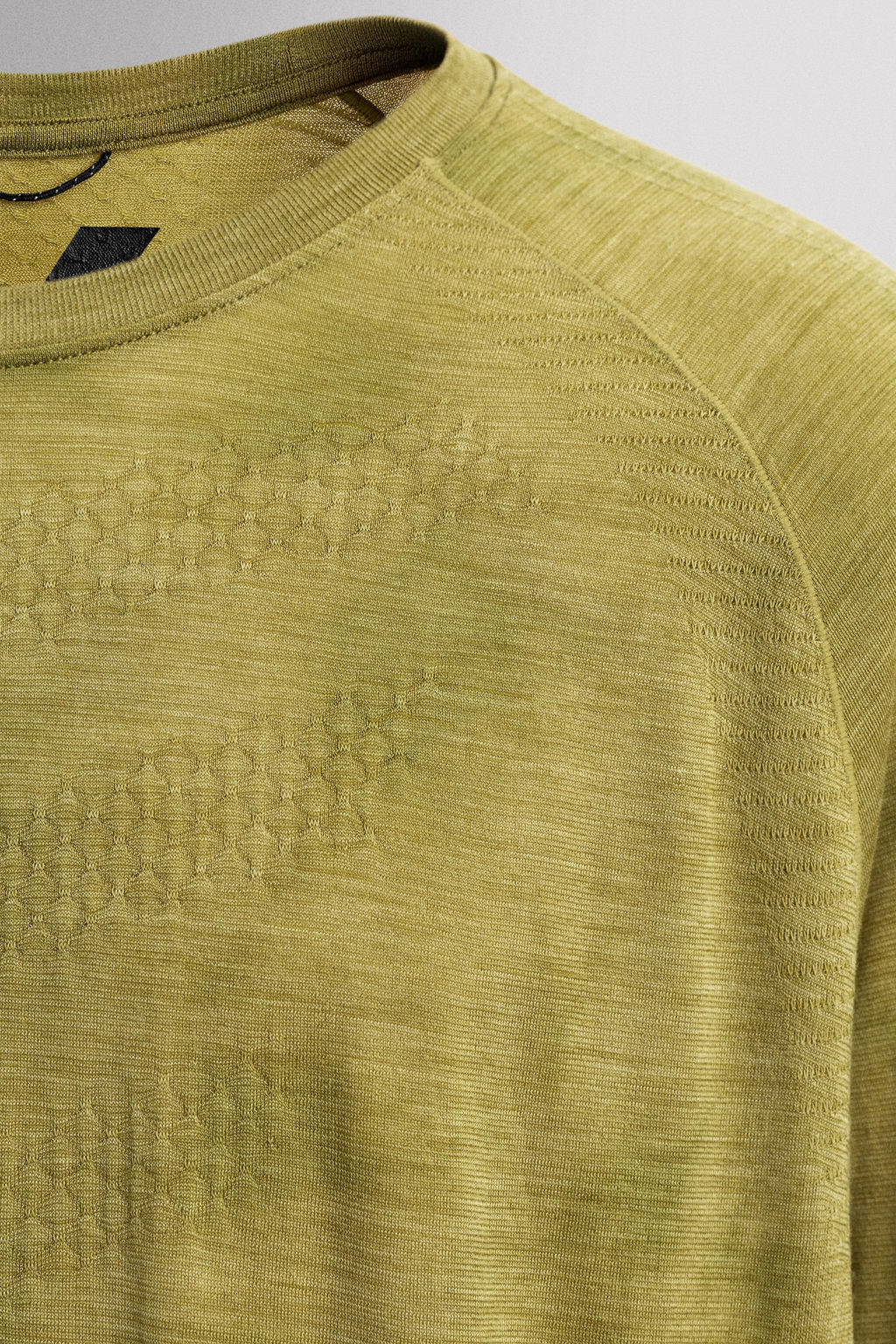 WOOL BLEND BASE LAYER T-SHIRT - Zara фото 11