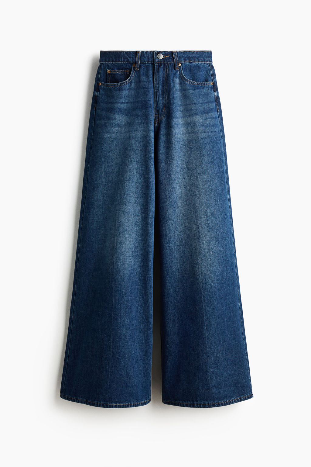 Super Wide High Waist Jeans - H&m фото 8