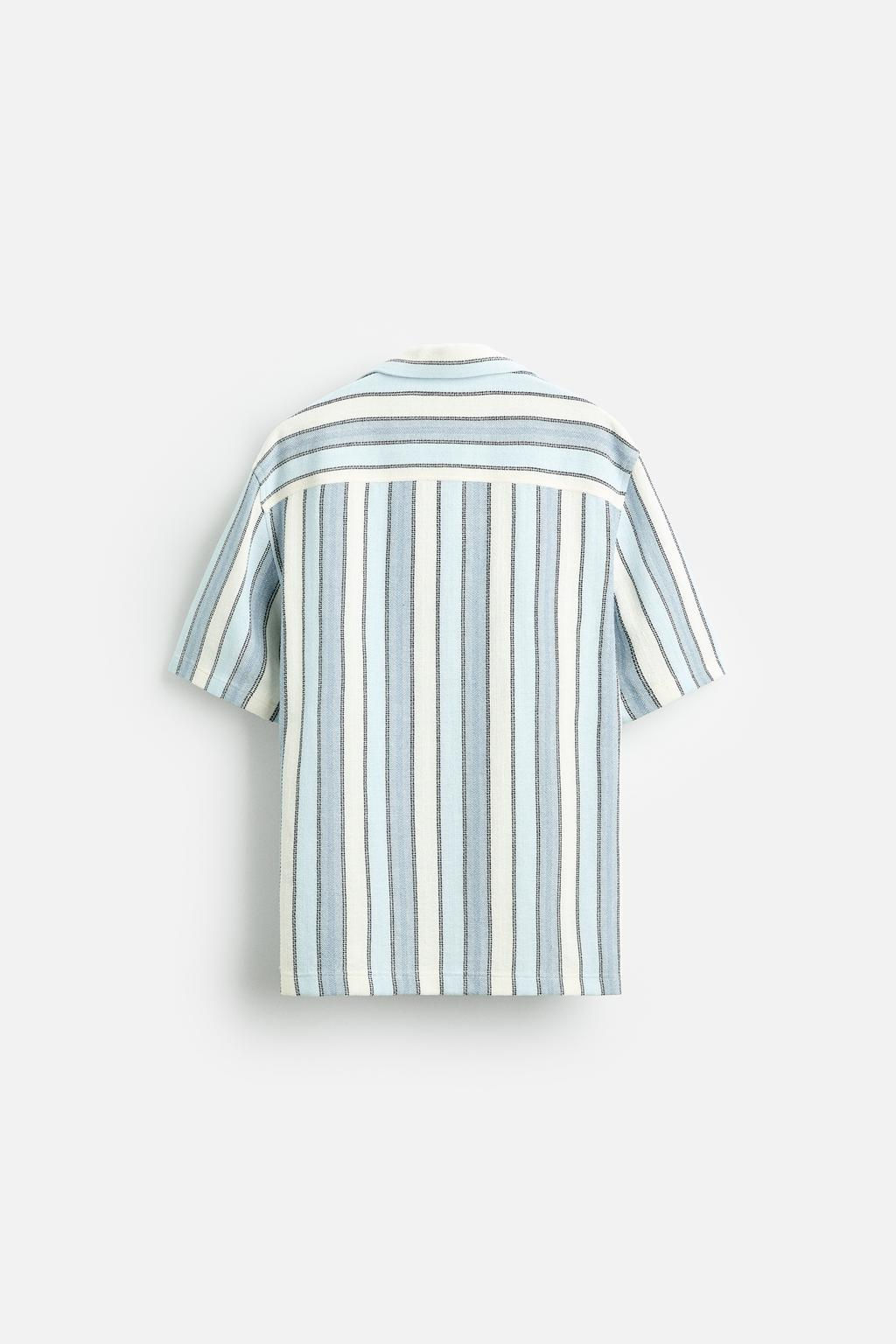 STRIPED TEXTURED SHIRT - Zara фото 17