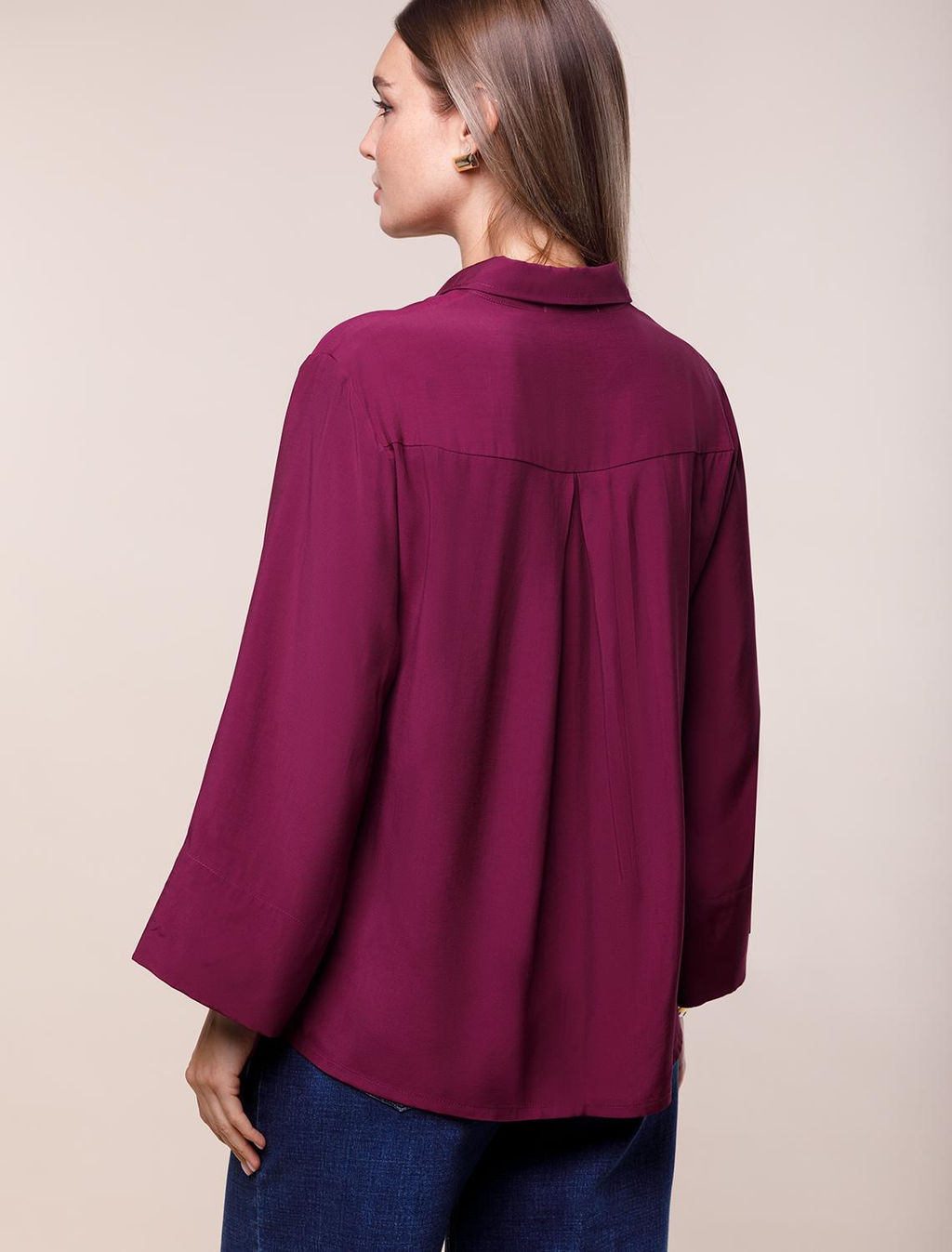 VILATTE / Блузка из лиоцелла с вискозой  фото 3