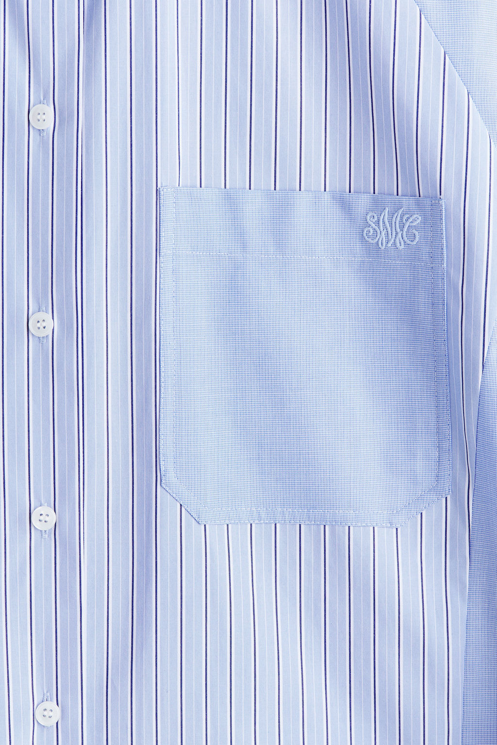 Camisa oversize de popelina con paneles - H&m фото 5