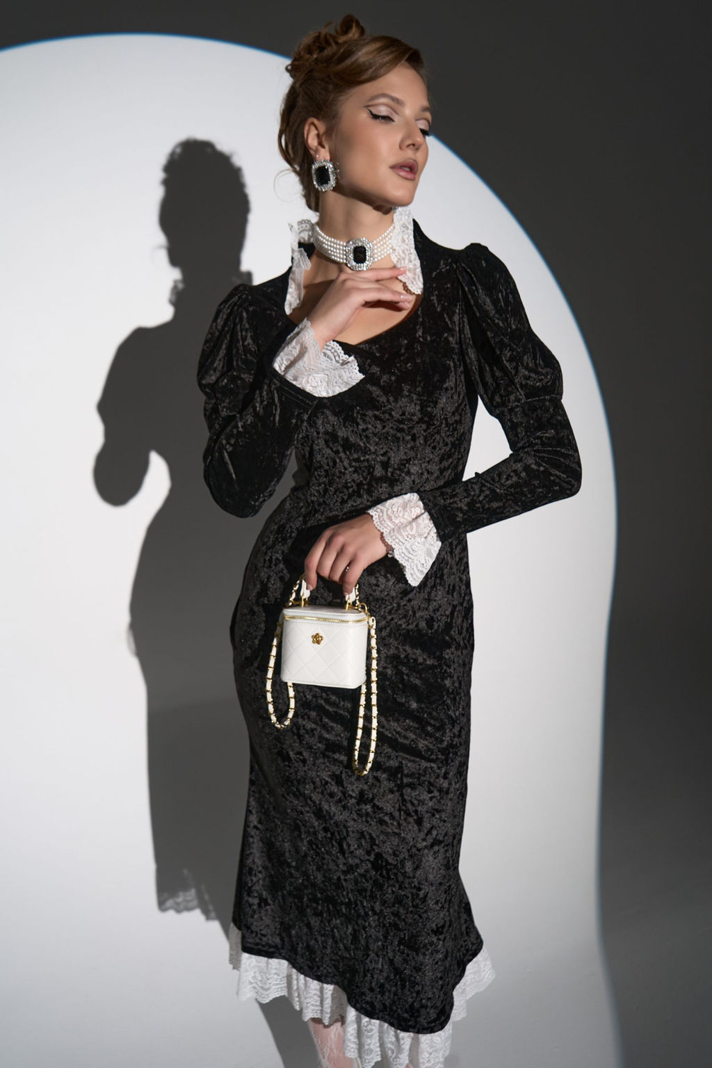 Платье Кэстл (чёрный) - Эльза фото 9