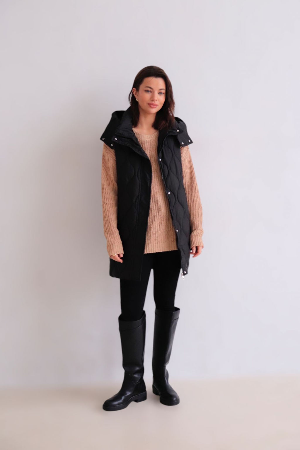 Martichelli Жилет стеганый чёрный  фото 38