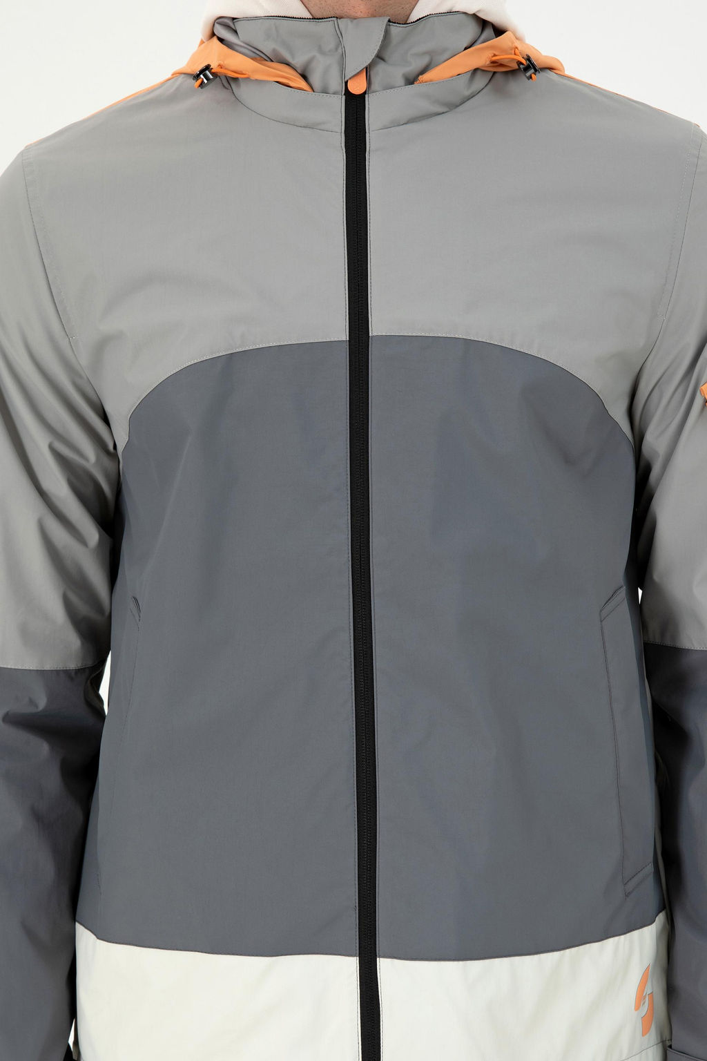 Пальто мужское U.S. Polo Assn серое  фото 13