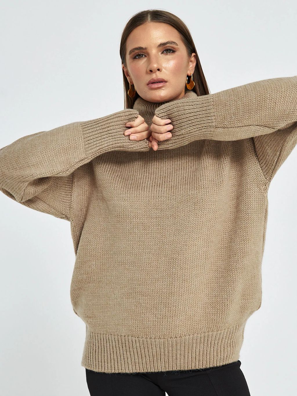 JETTY Джемпер вязаный свитер с горлом  фото 14