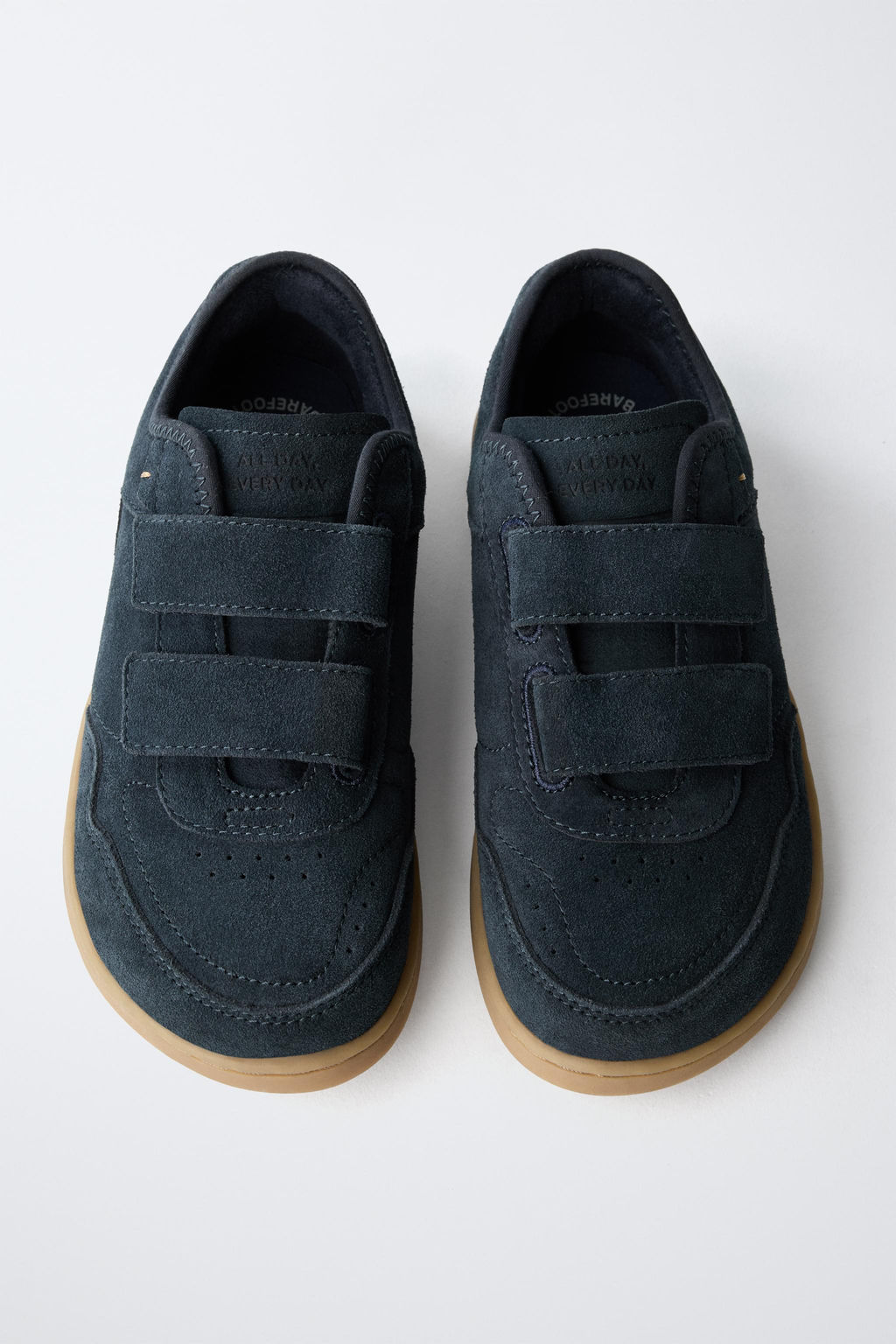 BAREFOOT SPLIT SUEDE TRAINERS - Zara фото 9