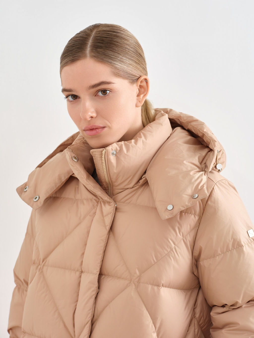 Conso/WDM 230553 - camel Пуховое пальто фото 3