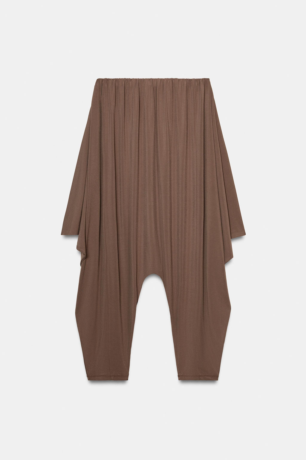 ASYMMETRIC FLOWING BAGGY TROUSERS - Zara фото 15