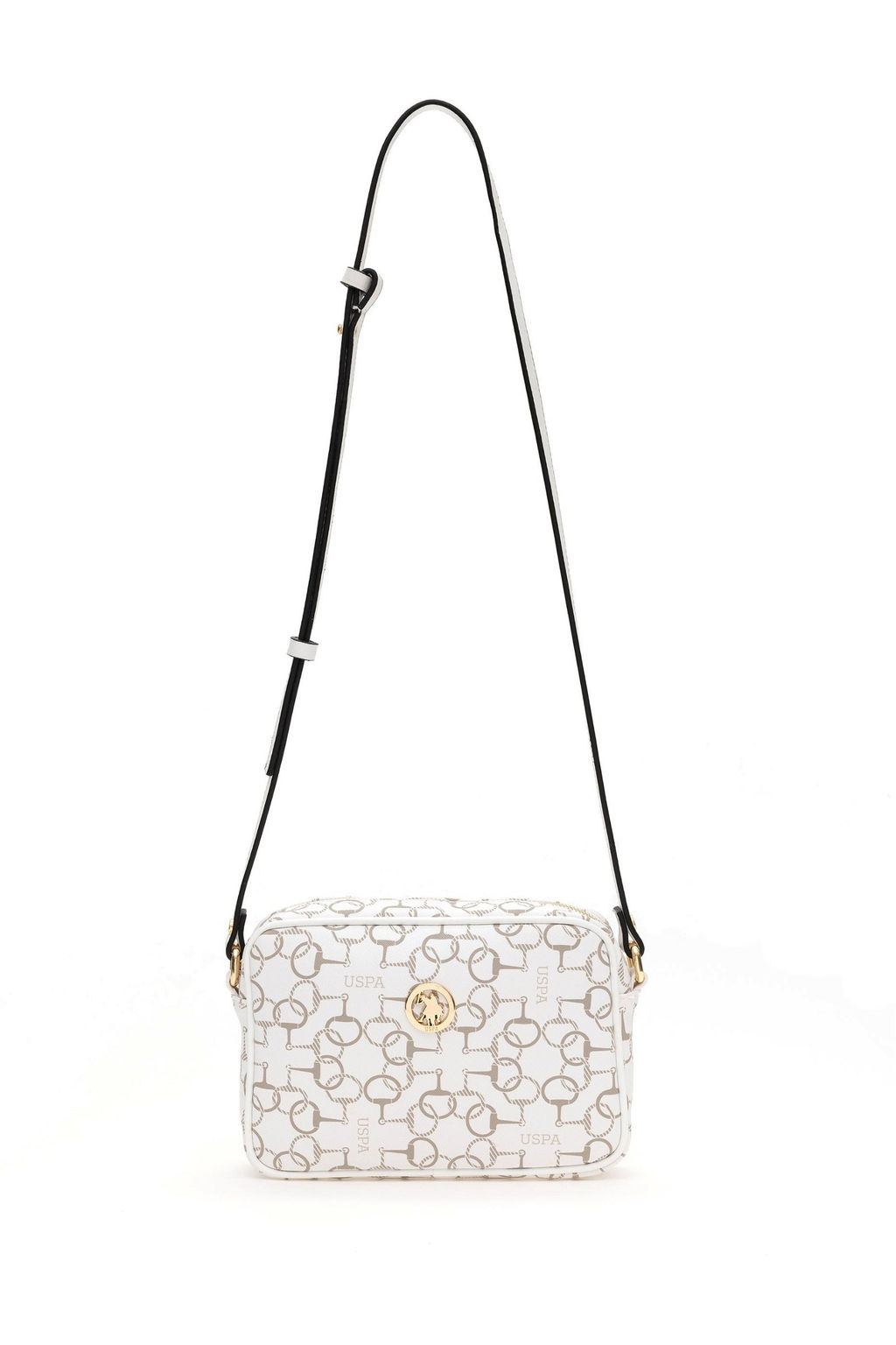 U. S. Polo Assn / Женская белая сумка через плечо - U.s. polo assn фото 6