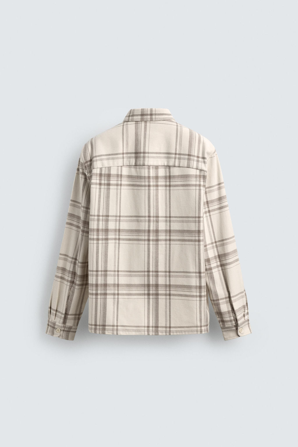 CHECKED FLANNEL SHIRT - Zara фото 8