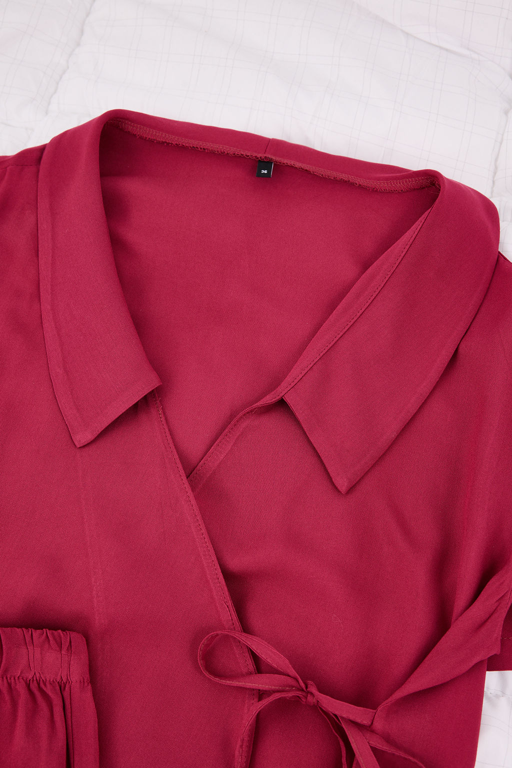 Ekru Duz Shally Dokuma Pijama Tak?m? THMSS26PT00029 - Trendyolmilla фото 16