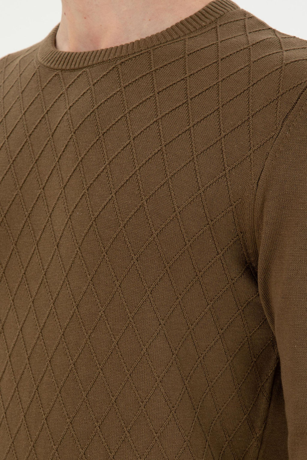 Мужской свитер цвета хаки Неожиданная скидка в корзине - U.s. polo assn фото 7