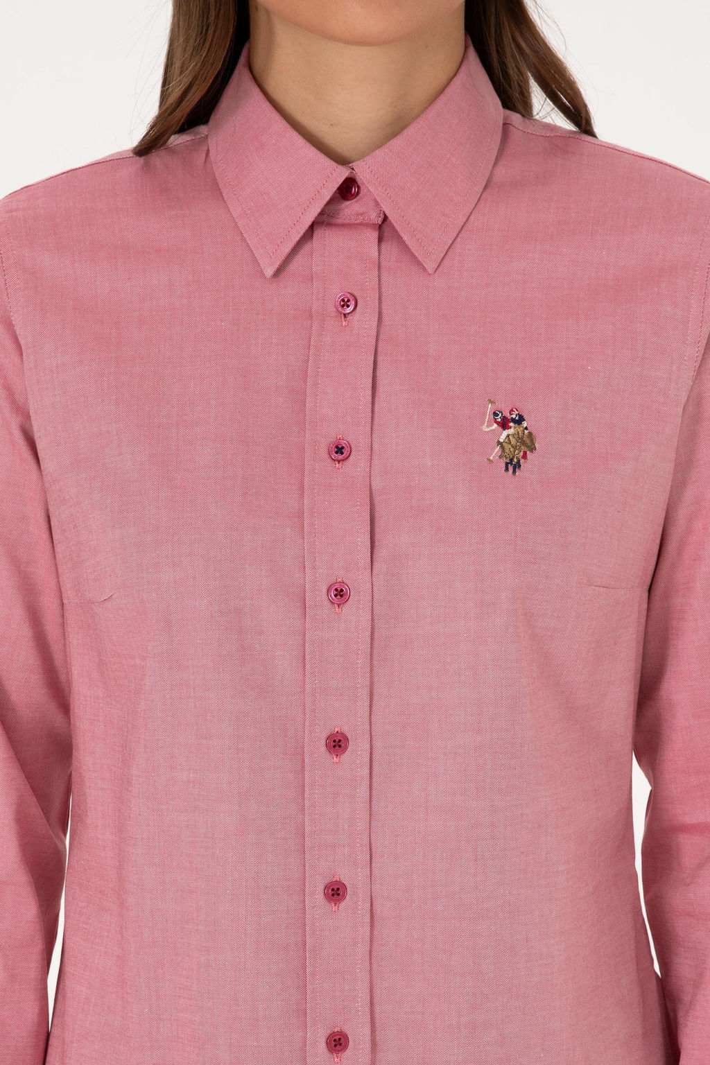 Kad_n Koyu Frambuaz Uzun Kollu Basic G_mlek Sepette S_rpriz _ndirim - U.s. polo assn фото 6