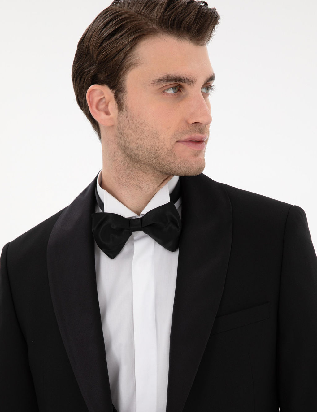 Смокинг Pierre Cardin Ex Slim Fit с жилетом черный