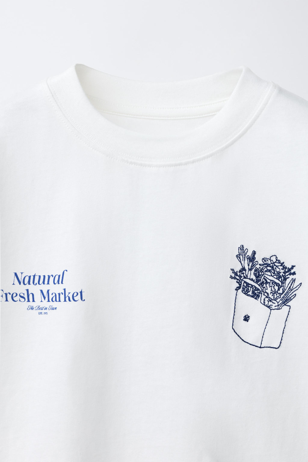 EMBROIDERED AND SLOGAN T-SHIRT - Zara фото 7