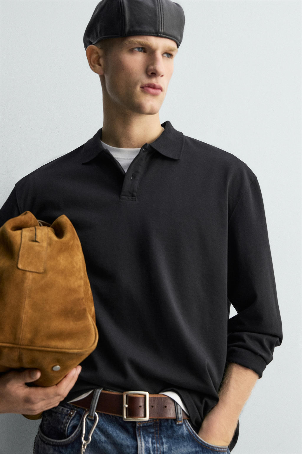 RELAXED FIT LIMITED EDITION POLO SHIRT - Zara фото 5