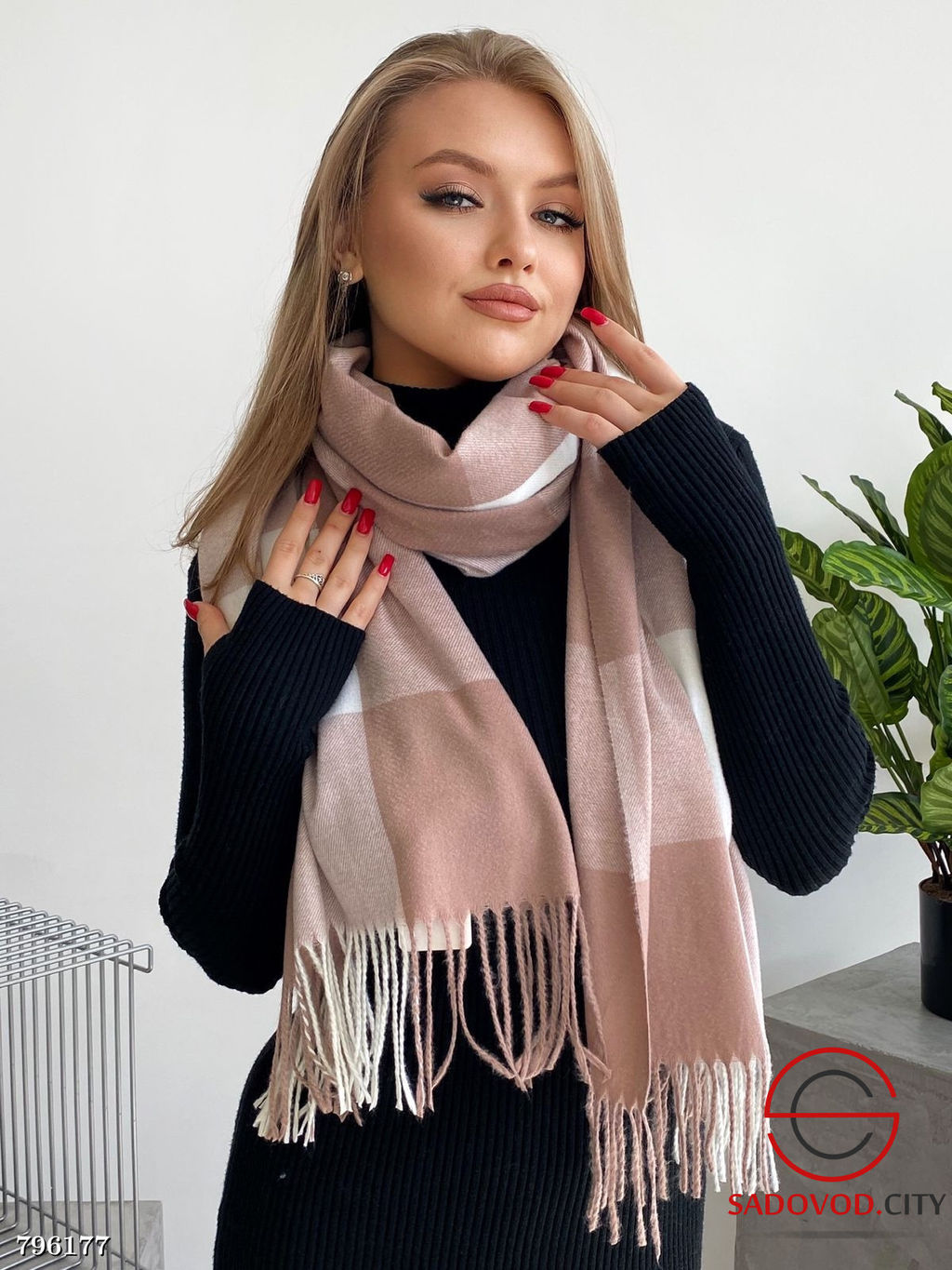 Тёплые зимние палантины из 100% кашемира - Bruno фото 6