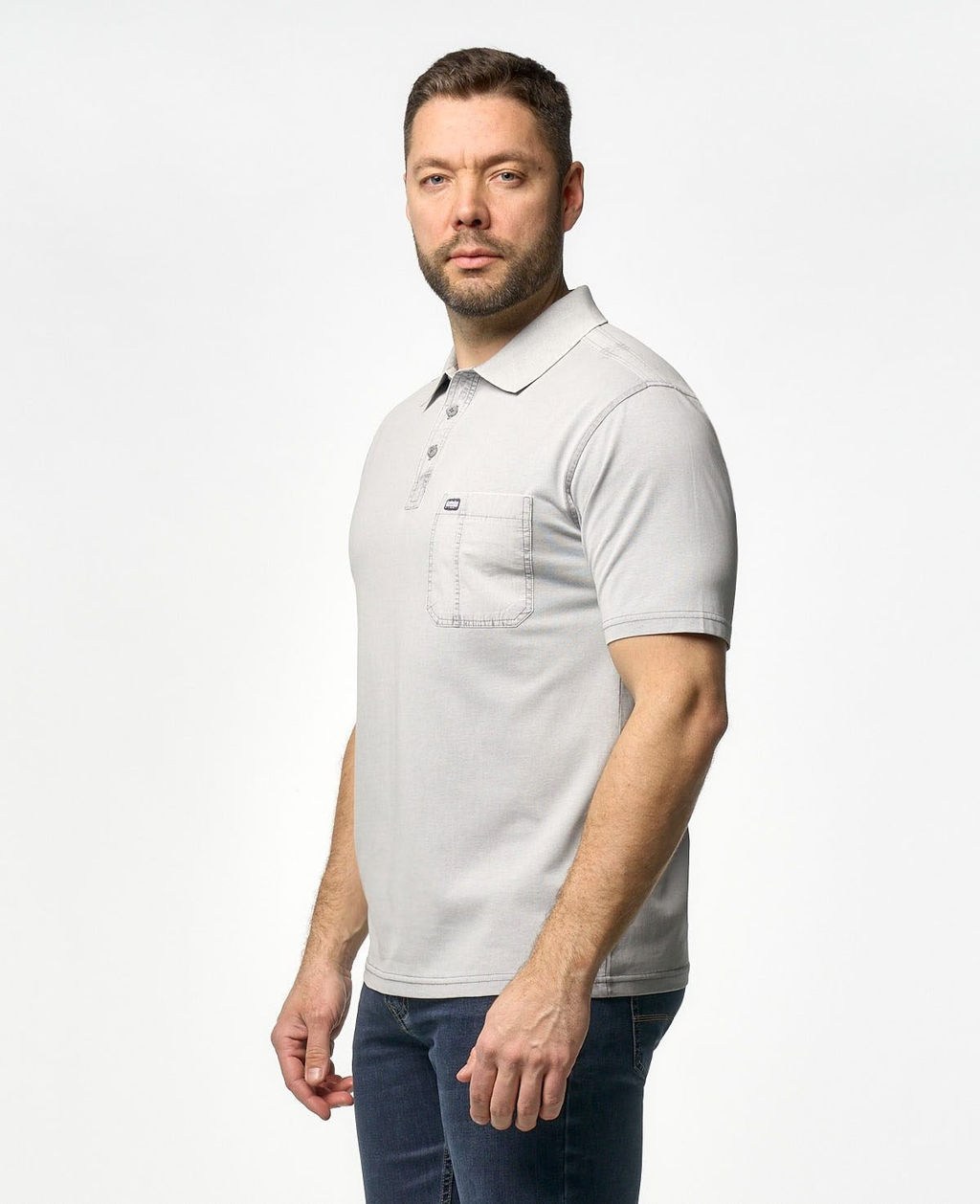 Поло TIE tj69, Серый