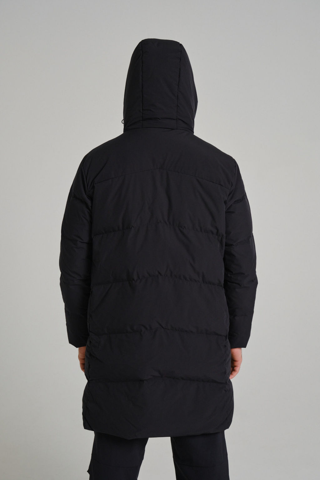Пуховик средней длины Черный - Anta фото 6