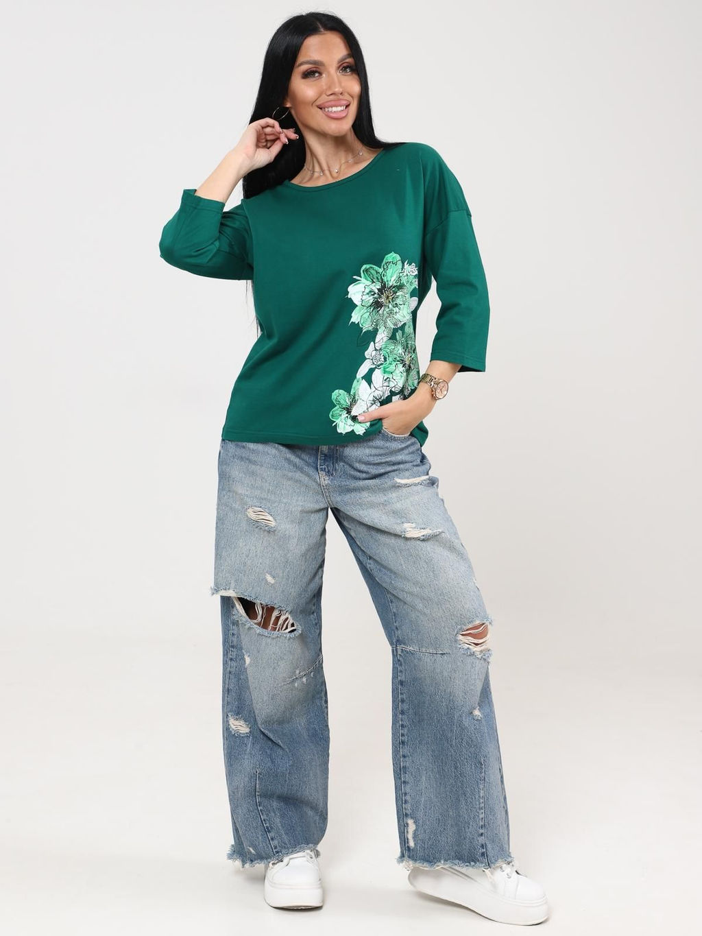 IV-CAPRIZ Мимулус - футболка зеленый