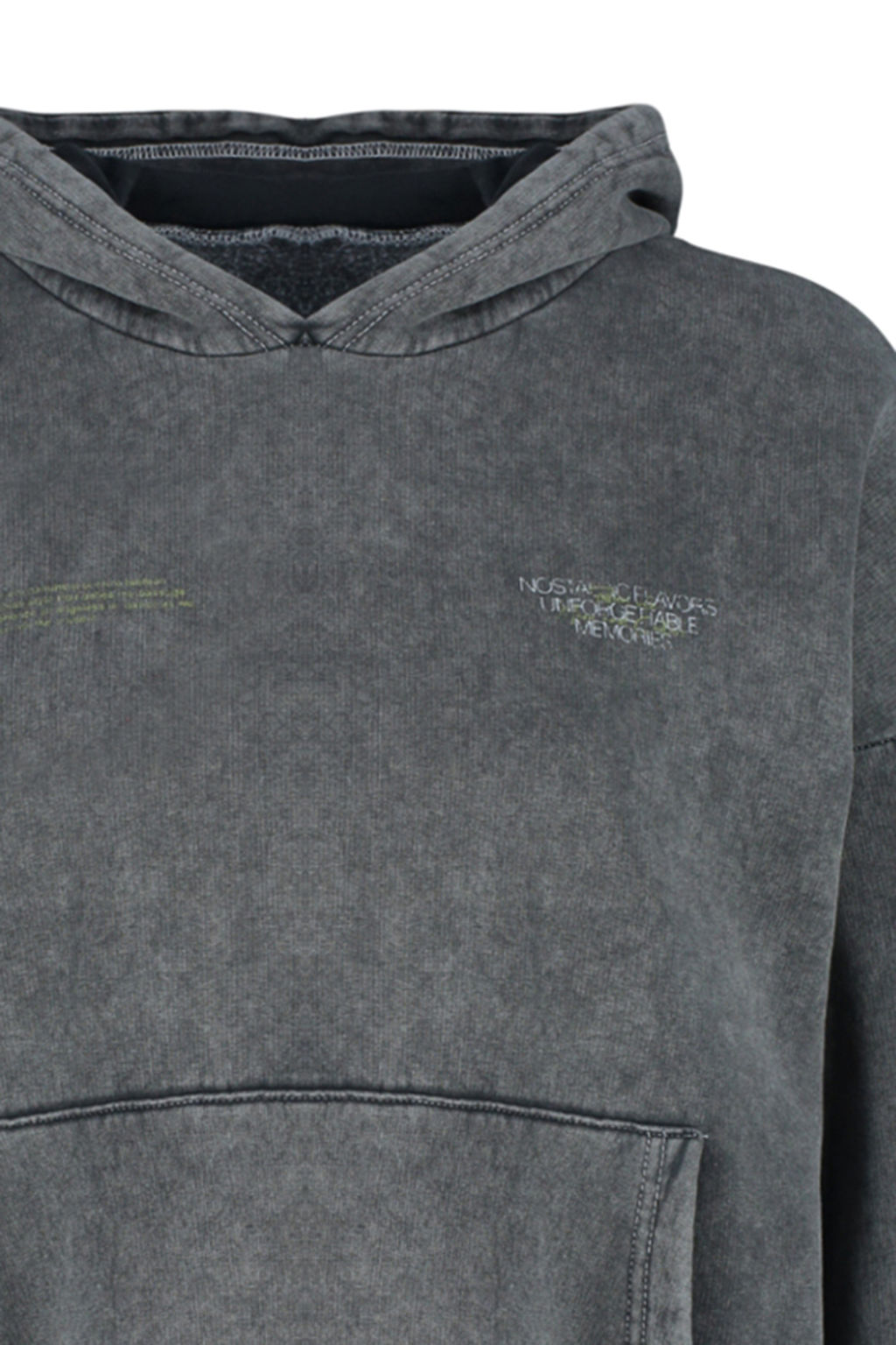 TRENDYOLMILLA Antrasit Kal?n Ici Polarl? Y?kama Efektli Oversize/Genis Kal?p Orme Sweatshirt TWOAW24SW00230  фото 7