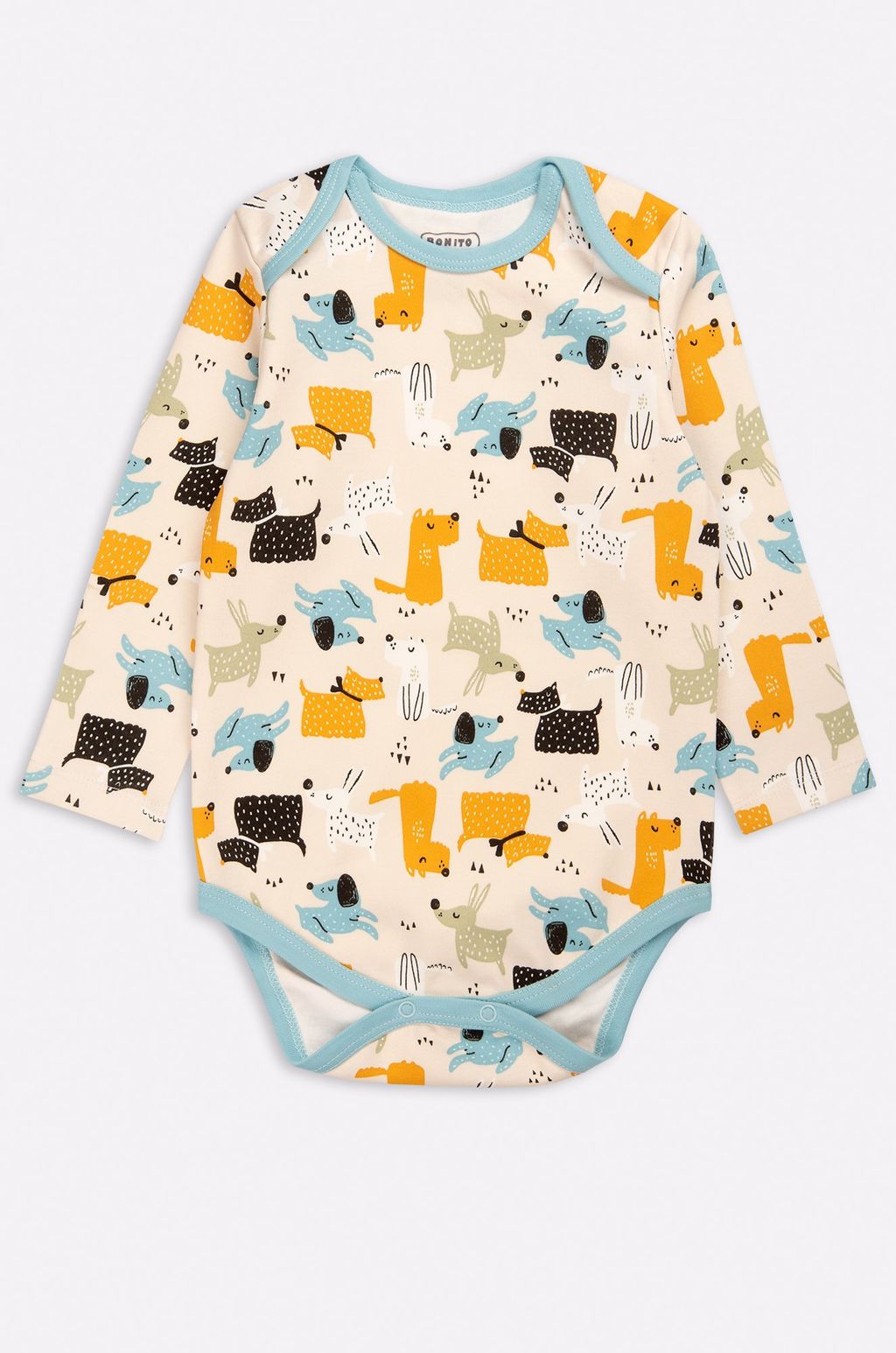 Хлопковое детское боди из интерлока Bonito  фото 6