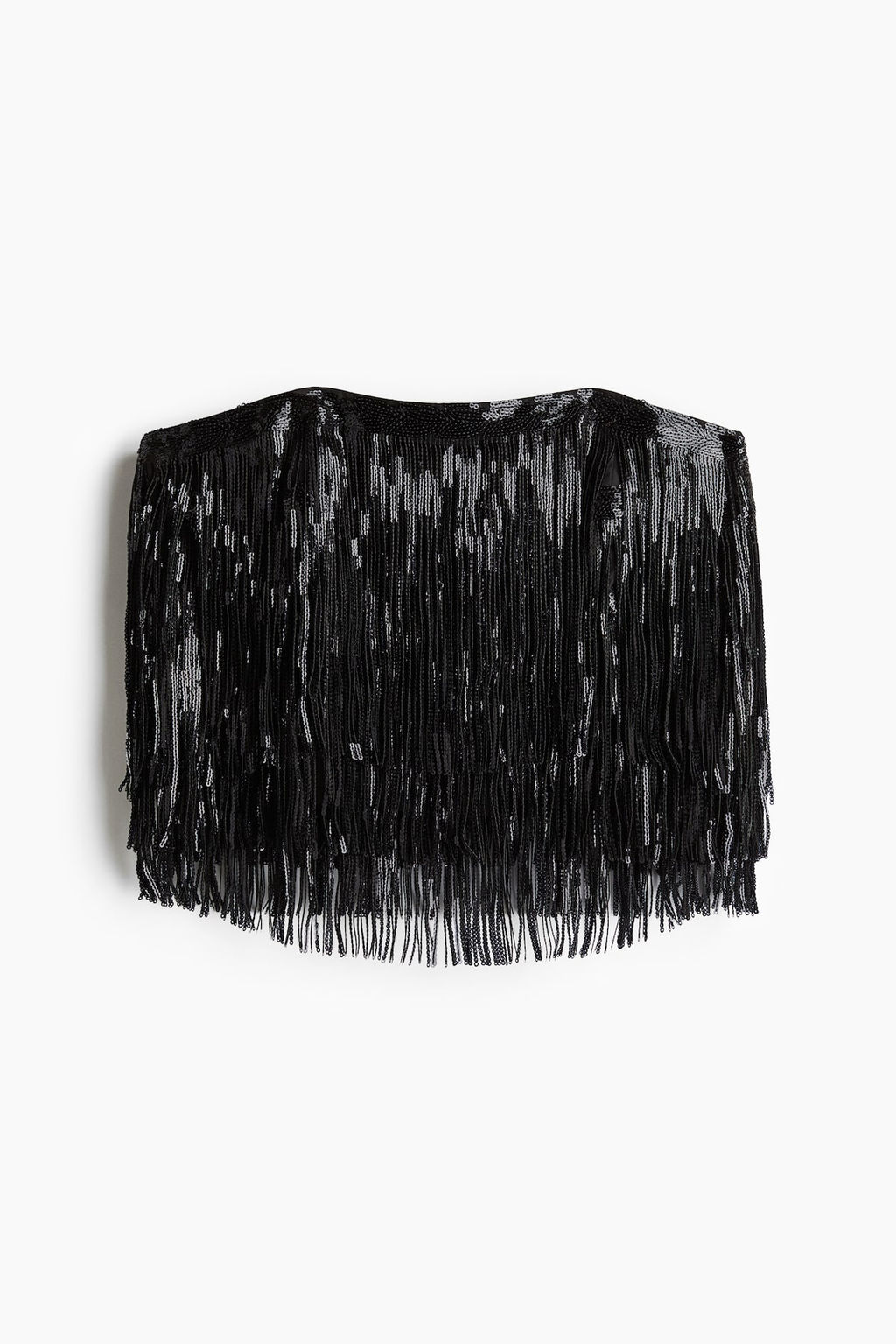 Sequin-fringed bandeau top - H&m фото 4