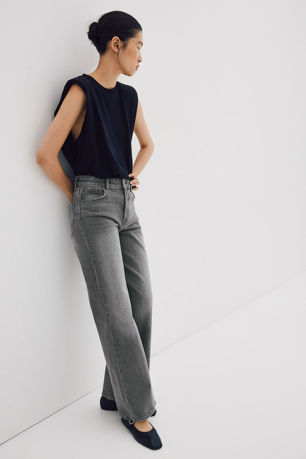 Wide High Jeans - H&m фото 2