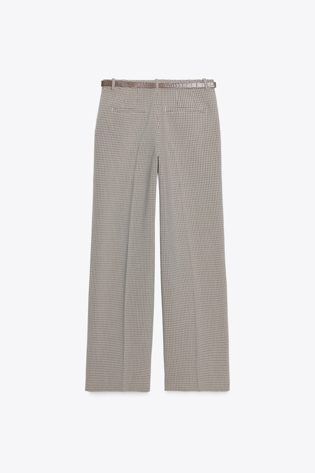 CHECK TROUSERS WITH BELT - Zara фото 8