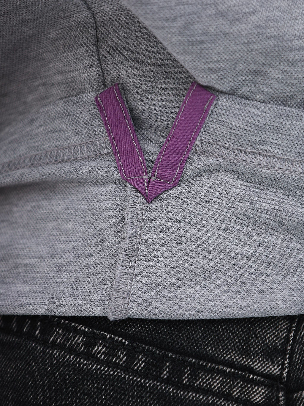 Джемпер мужской с воротником поло короткий рукав GREG G144-PM124T-LT1393 (серый)