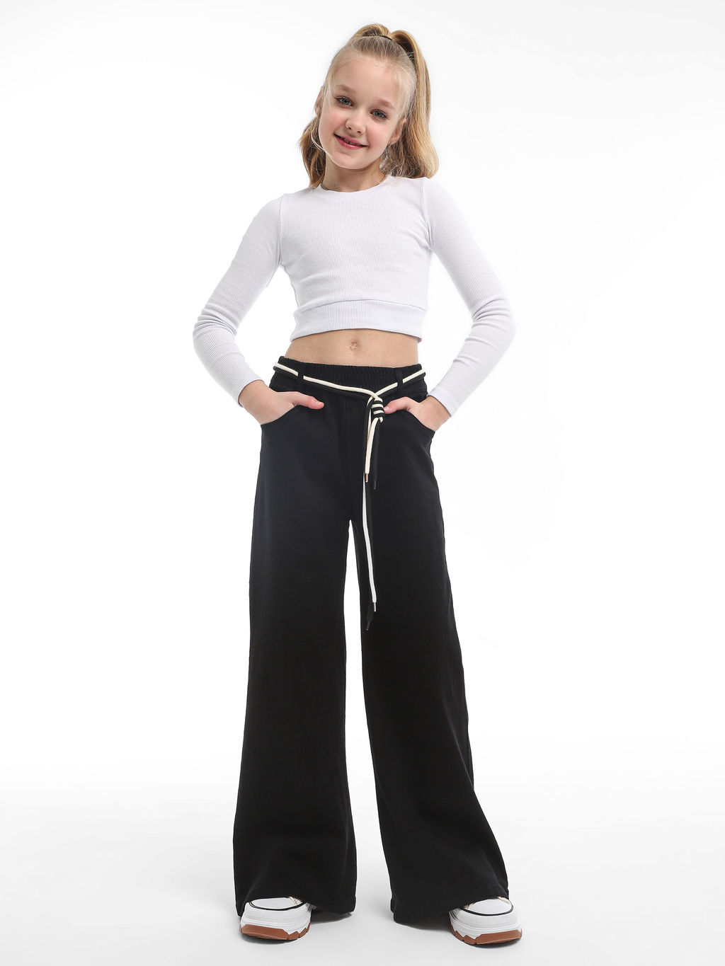 Джинсы-палаццо для девочек - СИНЯЯ МОДА фото 6