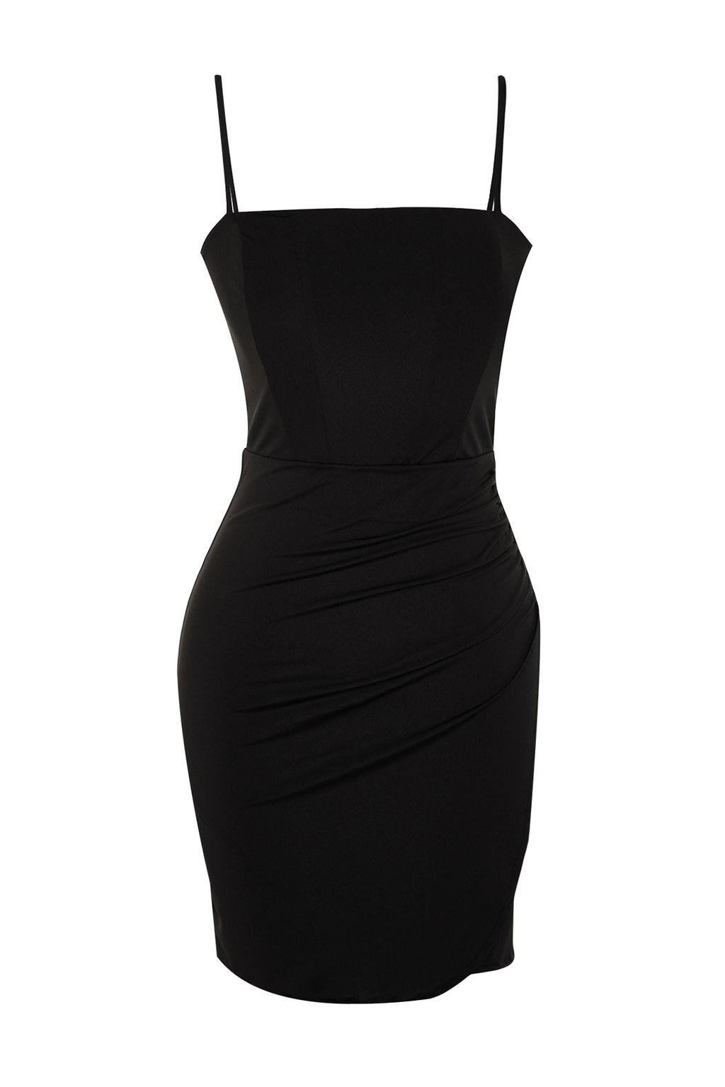 TRENDYOLMILLA Ac?k Yesil Vucuda Oturan Korse Detayl? Orme K?sa S?k Abiye Elbise TPRSS23EL00104  фото 7